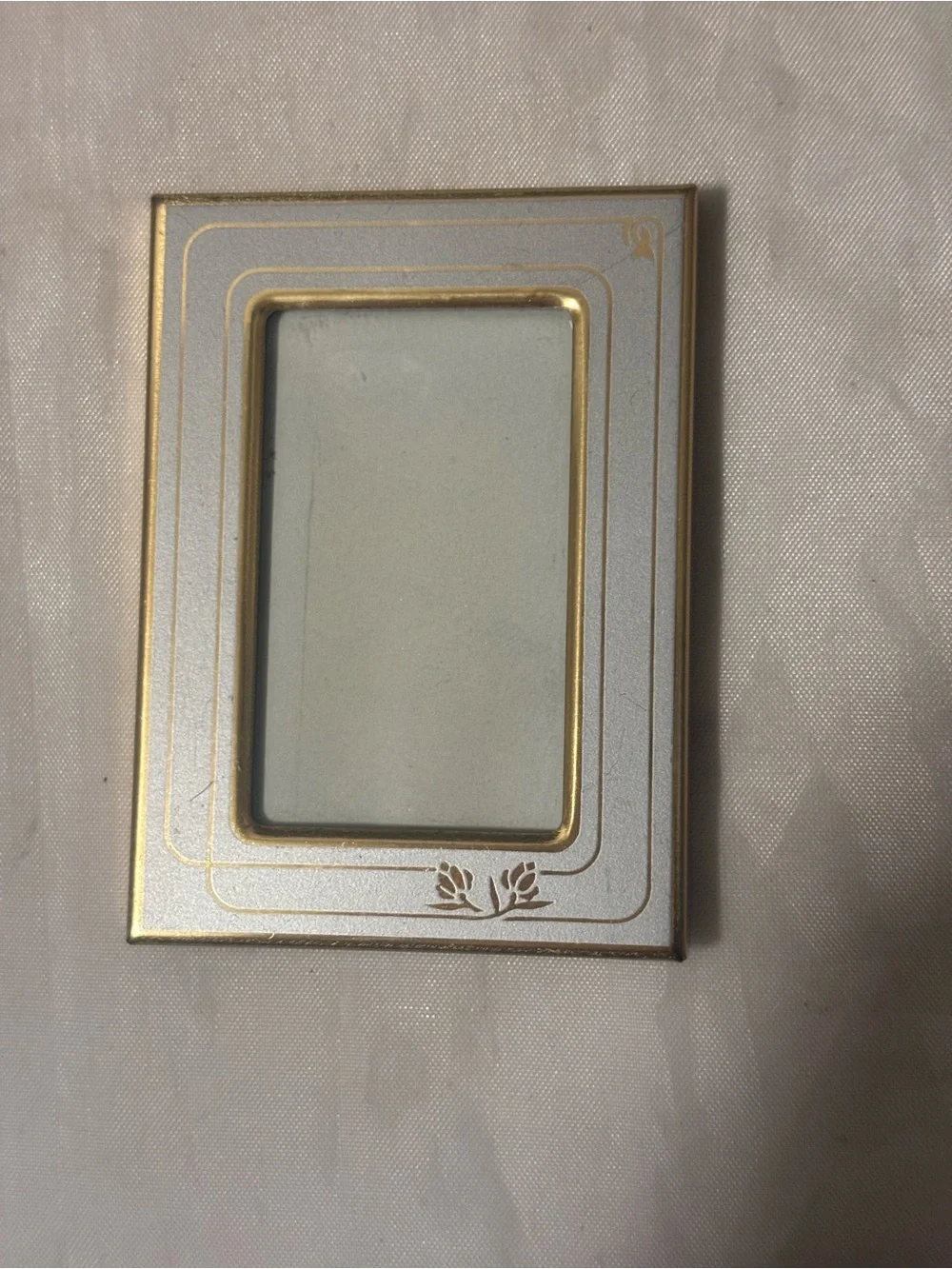 Gold and Gray Art Deco Mini Photo Frame